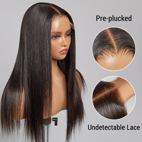 Vera Dolls Ion Perm Straight Undetectable Glueless 5x5 Closure Lace Wig | Real HD Lace