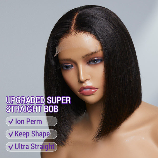 Ultra Full Undetectable HD Lace Side Part Bob Wig 100% Human Hair | Classic & Chic