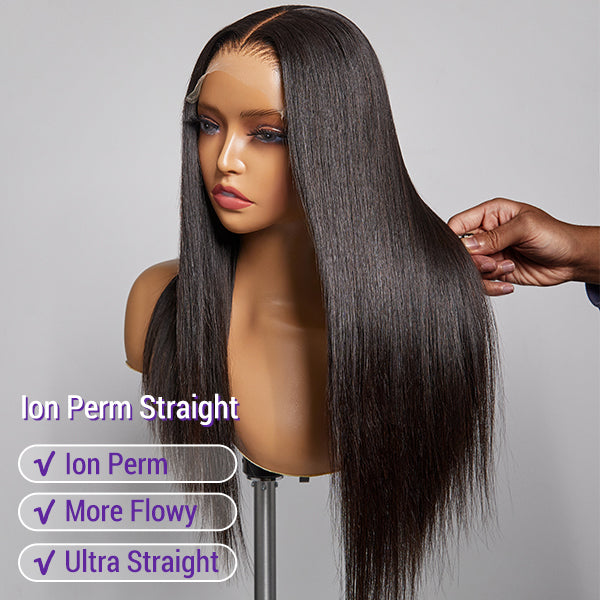 Perm Straight 5x5 Closure Lace Wig | Glueless Real HD Lace
