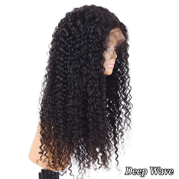 Precious Full Lace Body Wave or Water Wave or Deep Wave or Straight Wig 100% Human Hair