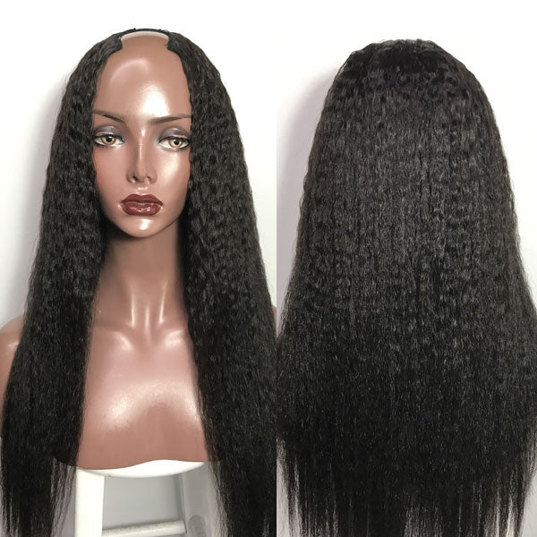 U Part Quick & Easy Affordable 100% Human Hair Wig