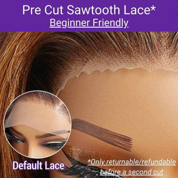 Limited Design | Natural Black Blowout Layered Haircut 4x4 Closure Lace Glueless Short Wig 100% Human Hair